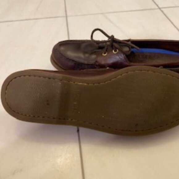 Clear Out- VGUC Sperry Leeward 2-Eye Yacht Club Boat Shoe size 12 in Amaretto - Picture 5 of 15
